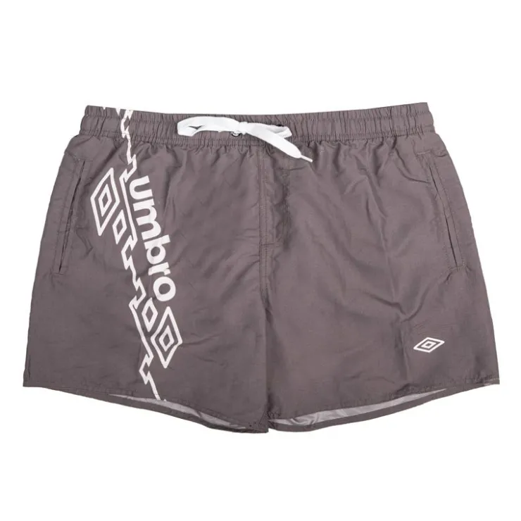UMBRO Short de bain bleu motifs graphiques et cordon blancs Homme GRIS Online
