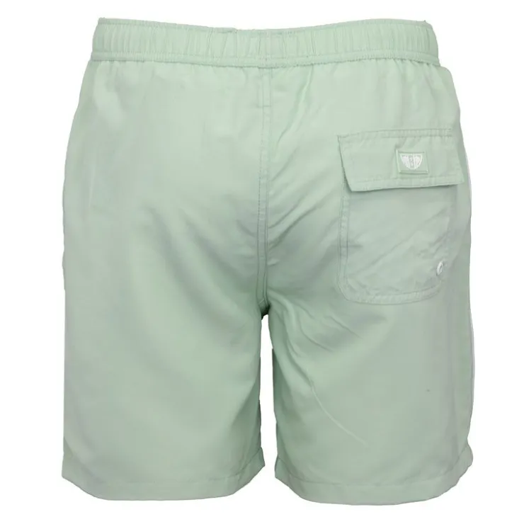 DEELUXE 74 Short de bain élastique avec poche Homme VERT CLAIR