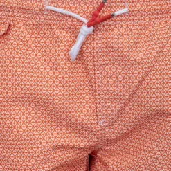 DEELUXE 74 Short de bain basil avec imprimé graphique Homme ORANGE Hot