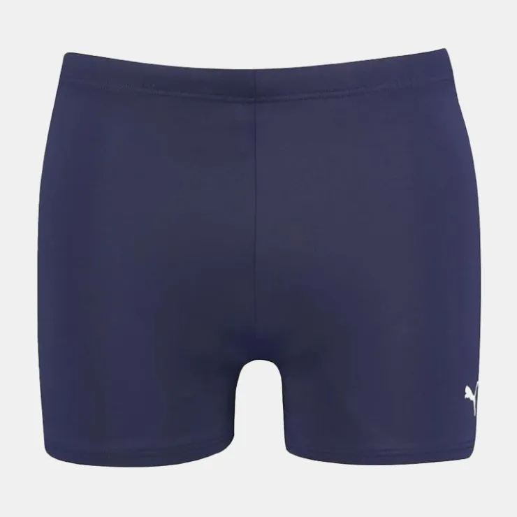 PUMA Short de bain stretch bleu marine uni Homme BLEU FONCE New