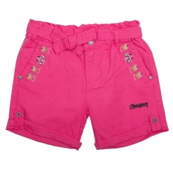 CHEVIGNON Short en coton avec ceinture et motif à fleurs Enfant ROSE New