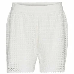 VERO MODA Short en crochet 100% coton BLANC ECRU Discount