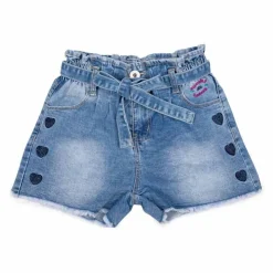 CXL BY CHRISTIAN LACROIX Short en jean ceinturé Enfant BLEU Outlet