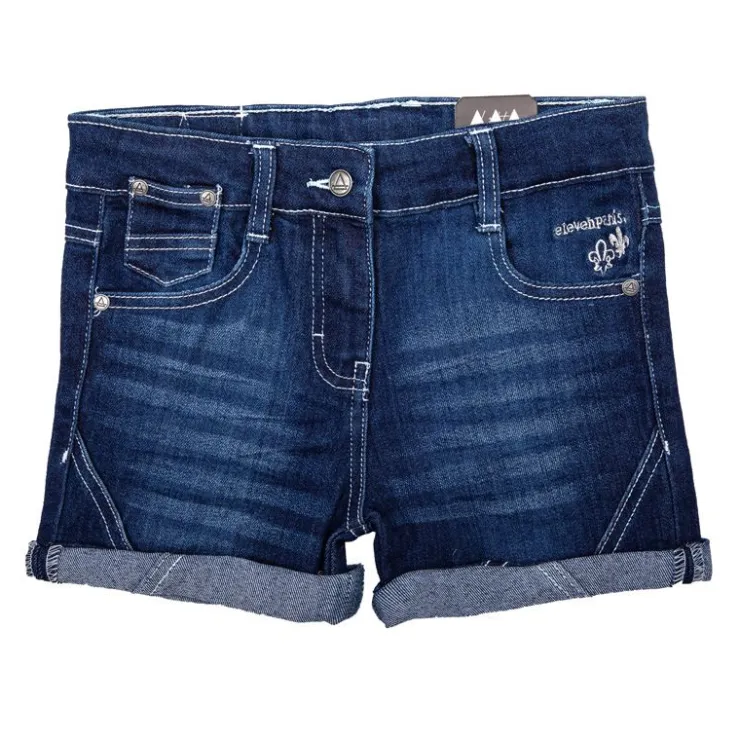 ELEVEN PARIS Short en jean Enfant BLEU FONCE Clearance