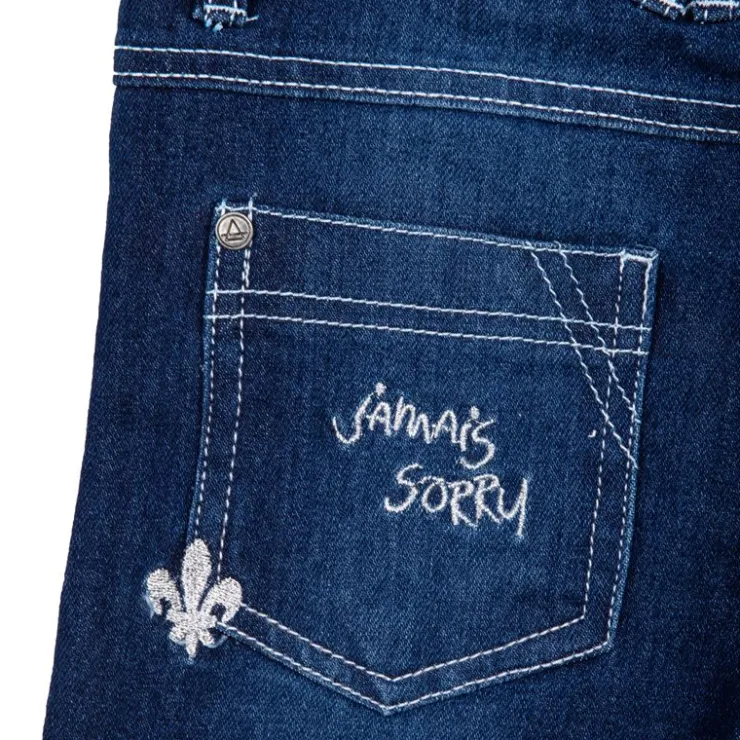 ELEVEN PARIS Short en jean Enfant BLEU FONCE Clearance