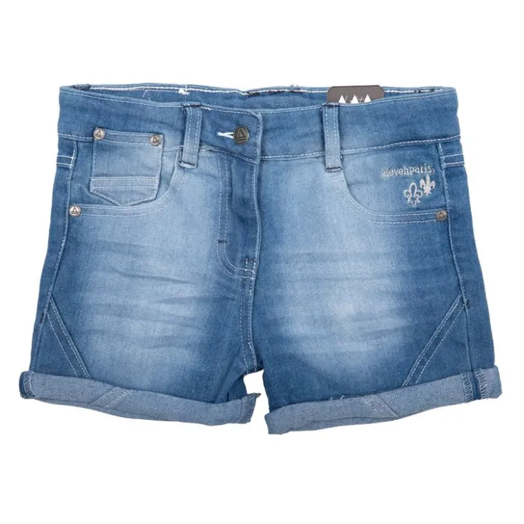 ELEVEN PARIS Short en jean Enfant BLEU CLAIR Discount