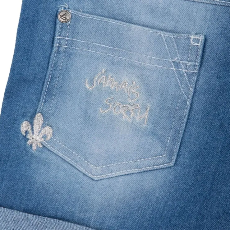 ELEVEN PARIS Short en jean Enfant BLEU CLAIR Discount