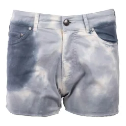 VON DUTCH Short en jean tie&dye Femme BLEU Clearance