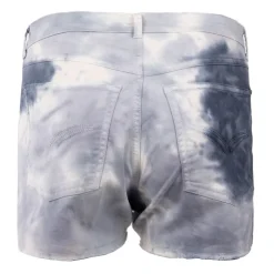 VON DUTCH Short en jean tie&dye Femme BLEU Clearance