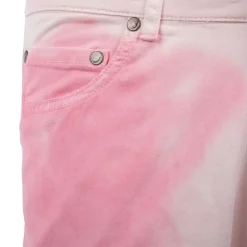 VON DUTCH Short en jean tie&dye Femme ROSE Clearance