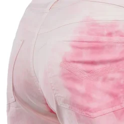 VON DUTCH Short en jean tie&dye Femme ROSE Clearance