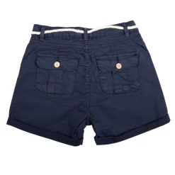 DEELUXE 74 Short en toile bleu nuit Fille Enfant BLEU FONCE Hot