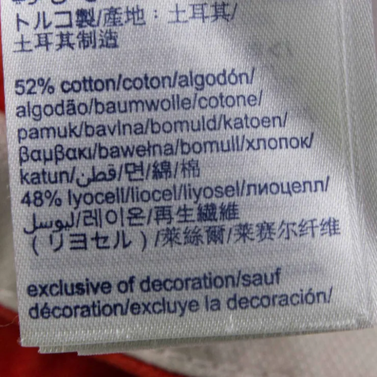 TOMMY HILFIGER Short Femme ORANGE Hot