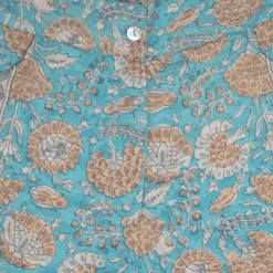 ANTIK BATIK Short flavie coton à fleurs Femme BLEU Outlet