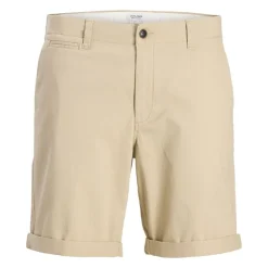JACK & JONES Short fred coton regular avec ourlets Homme BEIGE
