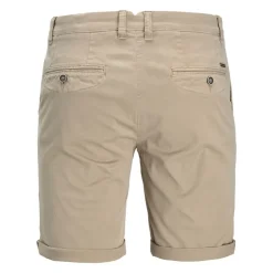 JACK & JONES Short fred coton regular avec ourlets Homme BEIGE