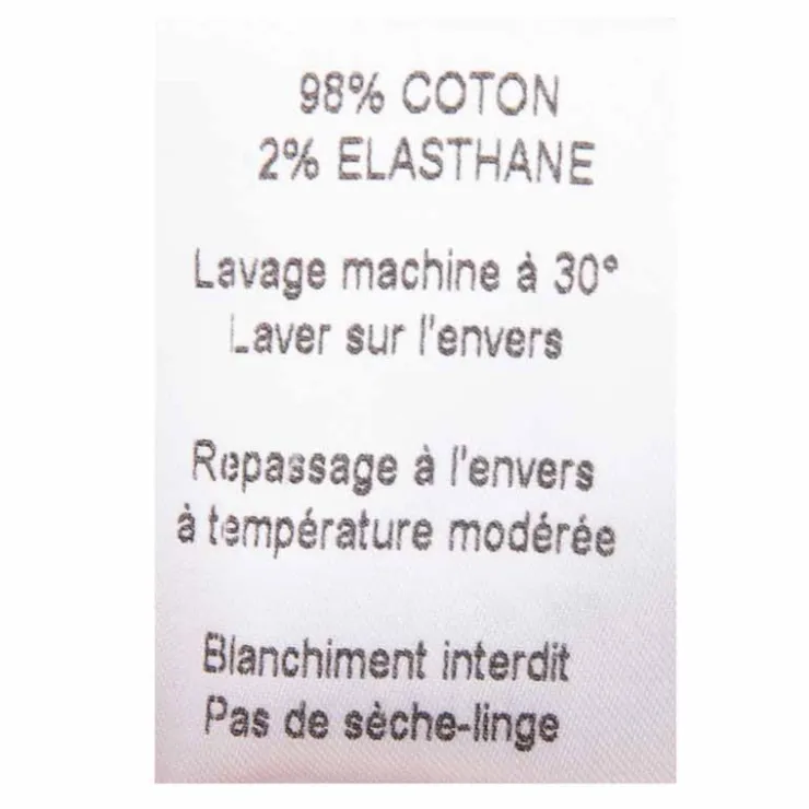 HAPPY Short honeystud galons habillé coton doux ourlets à pince Femme KAKI New