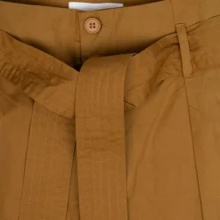 ANTIK BATIK Short kira coton avec ceinture Femme MARRON CLAIR Sale