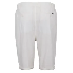 PANAME BROTHERS Short lin mélangé cordon de serrage bali Homme BLANC ECRU Outlet