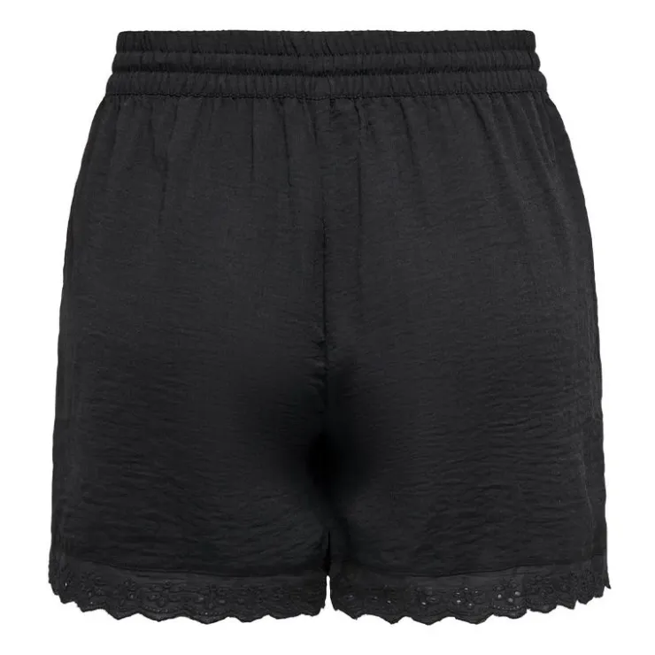 JDY Short avec dentelle et poches latérales Femme NOIR Best