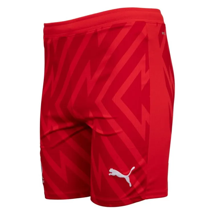 PUMA Short om gardien de foot avec imprimé Homme ROUGE New