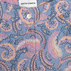 ANTIK BATIK Short pietra bleu à motif cachemire Femme MULTICOLORES New