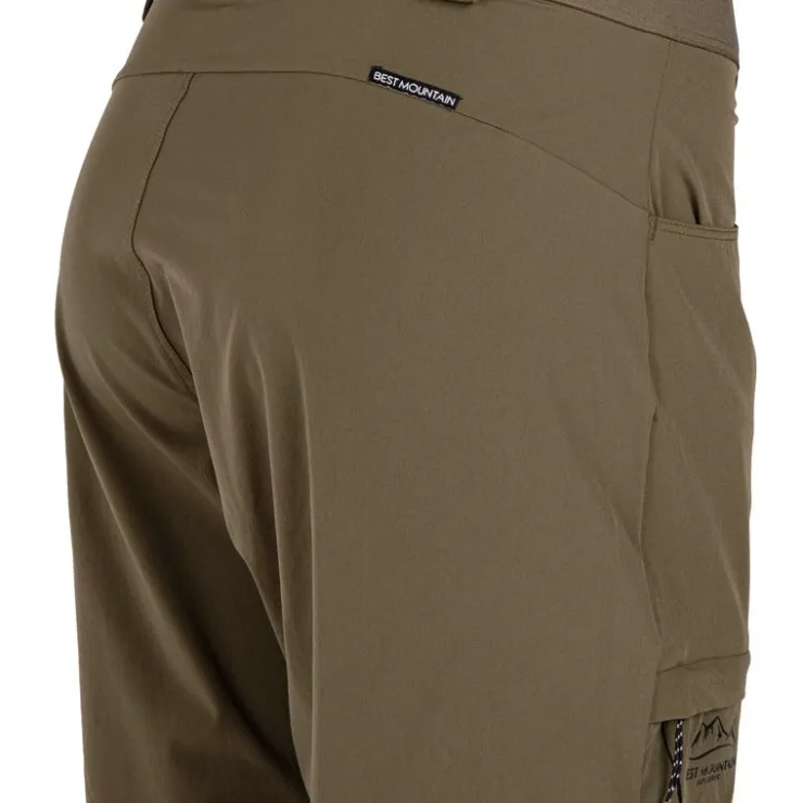 BEST MOUNTAIN Short poche de côté zip Homme KAKI Best