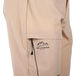 BEST MOUNTAIN Short poche de côté zip Homme BEIGE Outlet