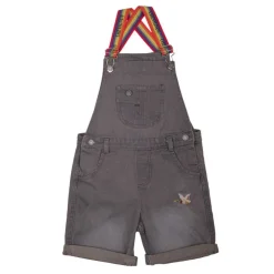 CHEVIGNON Short salopette en jean avec bretelles multicolore Enfant GRIS Clearance