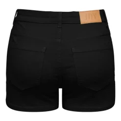 JDY Short skinny taille haute poches arrières bouton uni Femme NOIR Discount