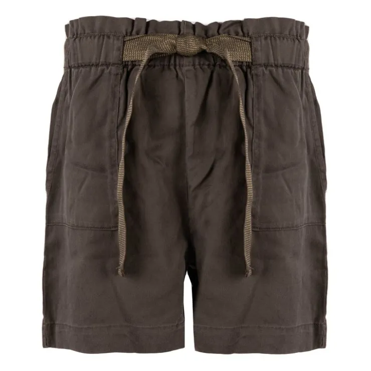 ONLY Short taille haute avec ceinture en tencel Femme KAKI