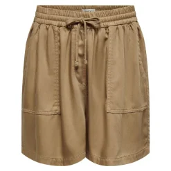 ONLY Short taille haute fluide avec poches Femme MARRON CLAIR Outlet