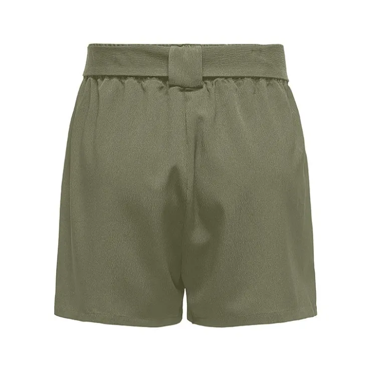 ONLY Short Talia regular avec ceinture Femme KAKI
