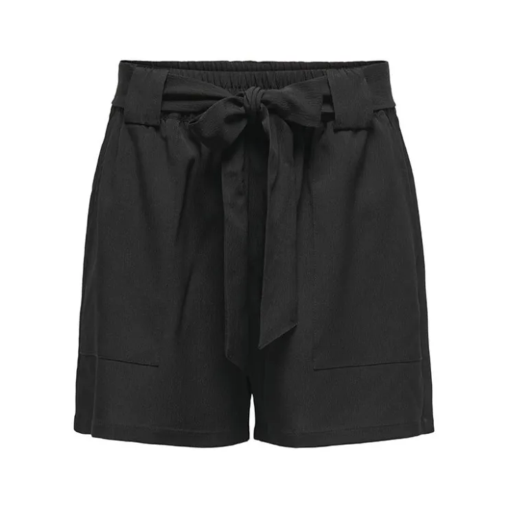 ONLY Short Talia regular avec ceinture Femme NOIR New