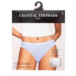 CHANTAL THOMASS Slip ultra confort naba satin Femme BLANC Best