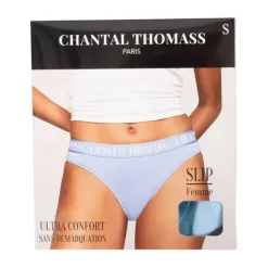 CHANTAL THOMASS Slip ultra confort naba satin Femme BLEU Sale