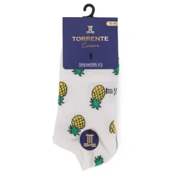TORRENTE Socquette ananas x3 Femme MULTICOLORE Clearance