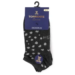 TORRENTE Socquette fantaisie x3 Femme GRIS Discount