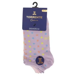 TORRENTE Socquette x3 Femme VIOLET CLAIR Clearance