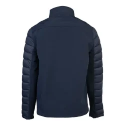 BILL TORNADE Softshell colar bi matière racing Homme BLEU FONCE New