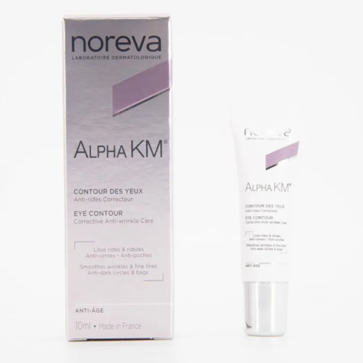 NOREVA Soin contour des yeux anti âge anti rides anti cernes anti poches 10 ml Alpha KM Femme Sale