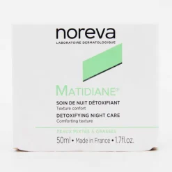 NOREVA Soin visage nuit detoxifiant 50 ml Matidiane Femme Best