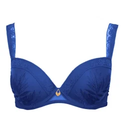 AUBADE Soutien gorge à dentelle avec coque uni Femme BLEU ROI Best