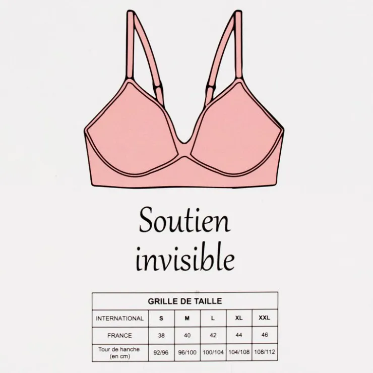 MINELLI Soutien gorge invisible fines bretelles benedicta Femme BLANC Best