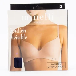 MINELLI Soutien gorge invisible fines bretelles benedicta Femme BLEU New