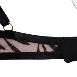 AUBADE Soutien gorge transparent noir et à dentelle Femme MARRON Clearance