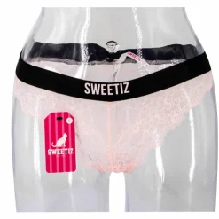 SWEETIZ String dentelle swt1/2/std/ass1 Femme ROSE Hot