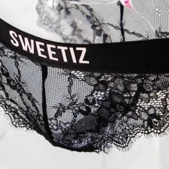 SWEETIZ String dentelle swt1/2/std/ass1 Femme NOIR