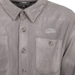 KAPORAL Surchemise polaire diamantino Homme GRIS FONCE Online