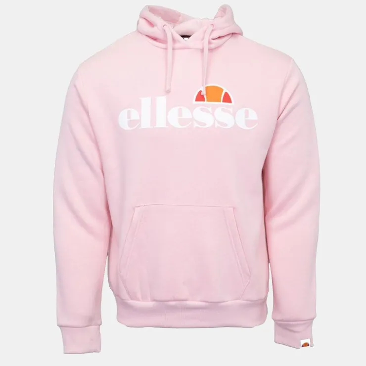 ELLESSE Sweat à capuche doux avec grand logo Femme ROSE CLAIR Best